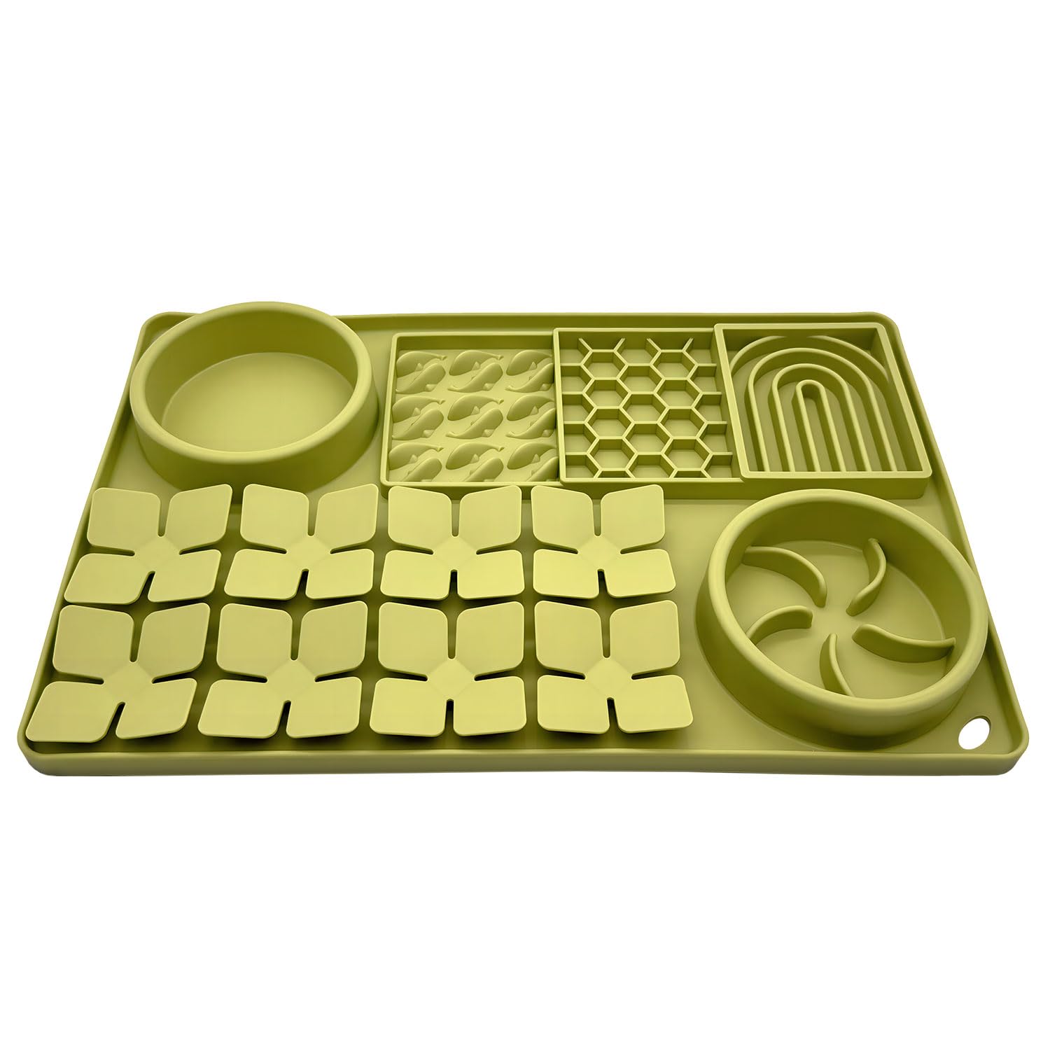 Mata do powolnego podajnika, silikonowa mata do lizania z przyssawkami dla psa, kota, mata do treningu zapachu zwierząt domowych, zabawki puzzle dla znudzonego szczeniaka, interaktywna mata
