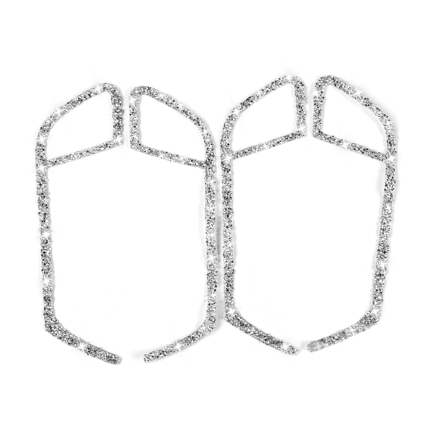 A4 B8 A5 Q5 2009-2016 Compatible with Car Interior Diamond Bling Self Adhesive Sticker Set A35 (Interior Door Handle)