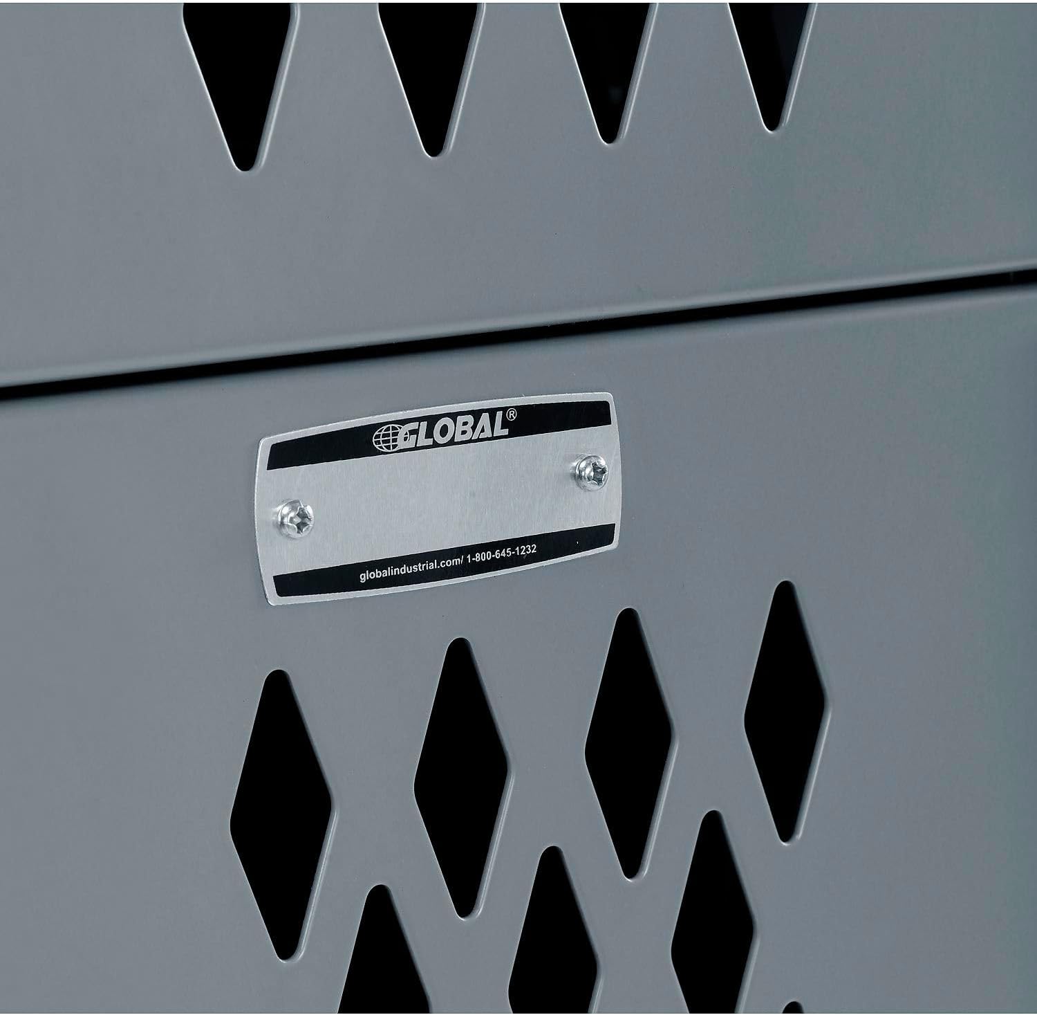 Global Industrial Capital 6-Tier 6 Door Ventilated Locker, 12"Wx15"Dx12"H, Unassembled