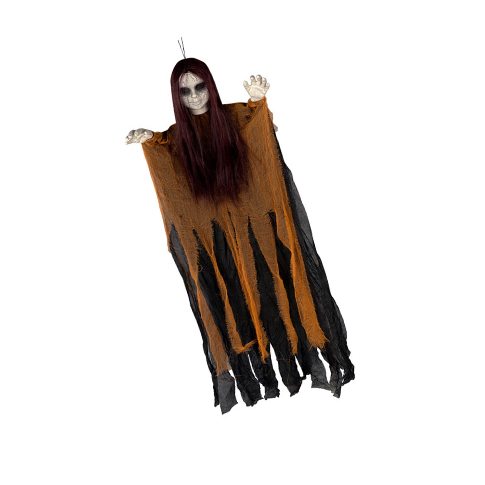 ZEPFJHE LED Illuminated Witch Specters Hangings Decor Easy Hangings Horror Witch Ornament for Halloween Haunting House Party Supplies Glowing Specters Decor