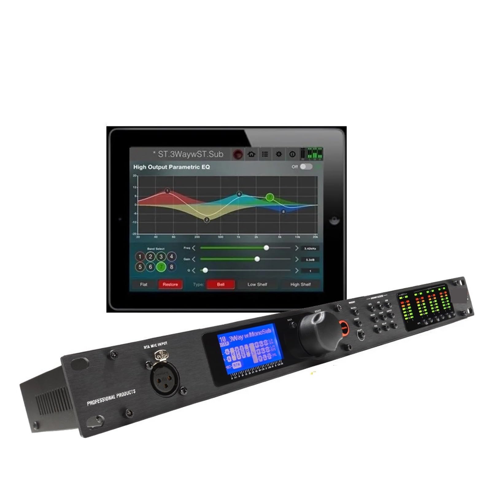 Processeur Audio De Scène, 2 Entrées Et 6 Sorties, Logiciel Original, Support De Pilote Audio Pro, Haut-parleur Professionnel, Processeur Audio