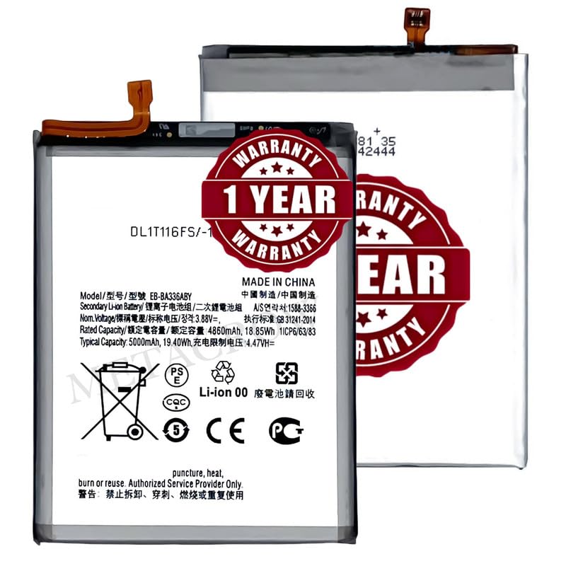 Image of Original EB-BA336ABY Battery Compatible with Samsung Galaxy A53 (5G) - (5000mAh) - 1 Year Warranty BC46