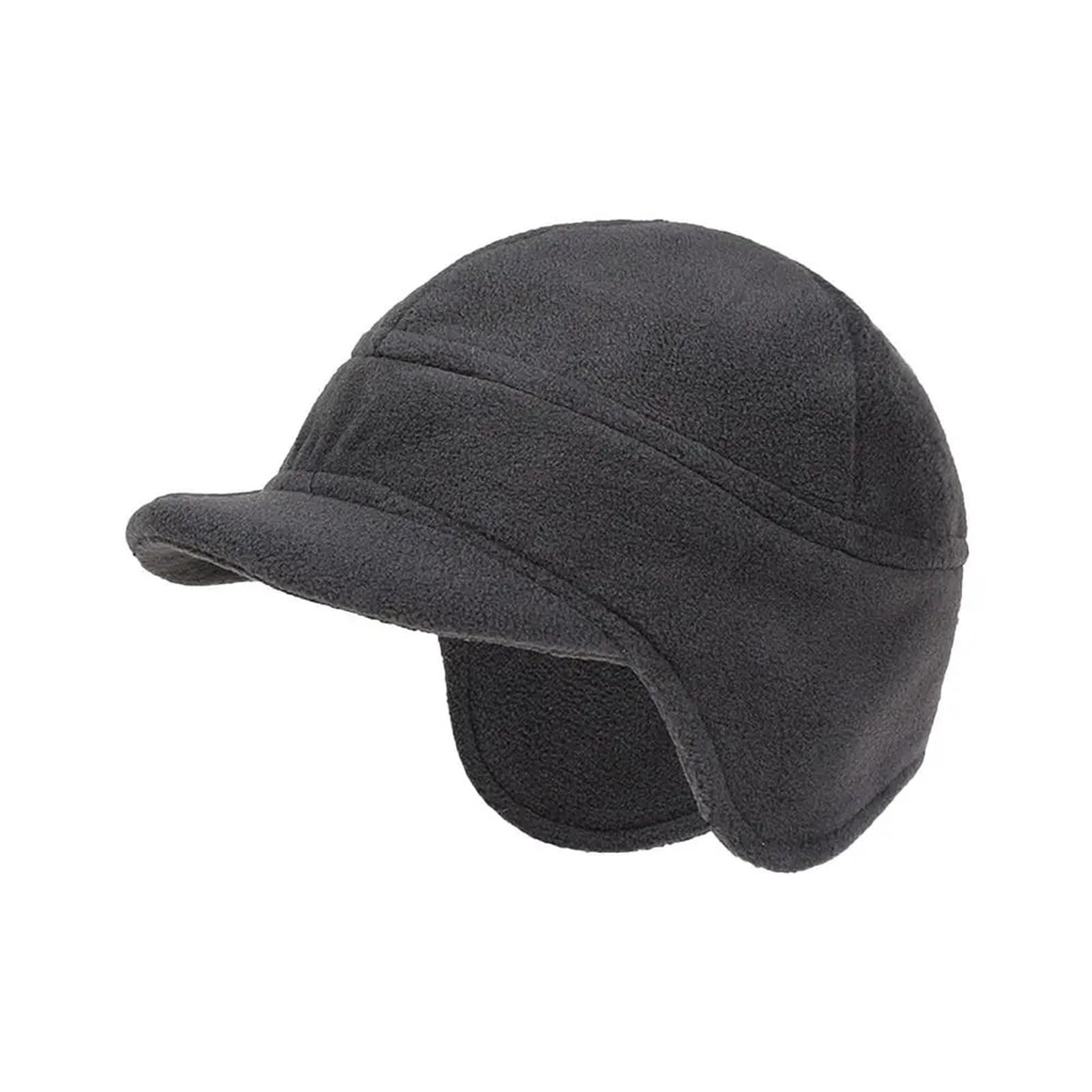 Cappello di peluche spesso e caldo Berretto da ciclismo Uomo Donna invernale Copri orecchio esterno antivento for protezione for le orecchie Berretti lavorati a maglia Per Il Ciclismo