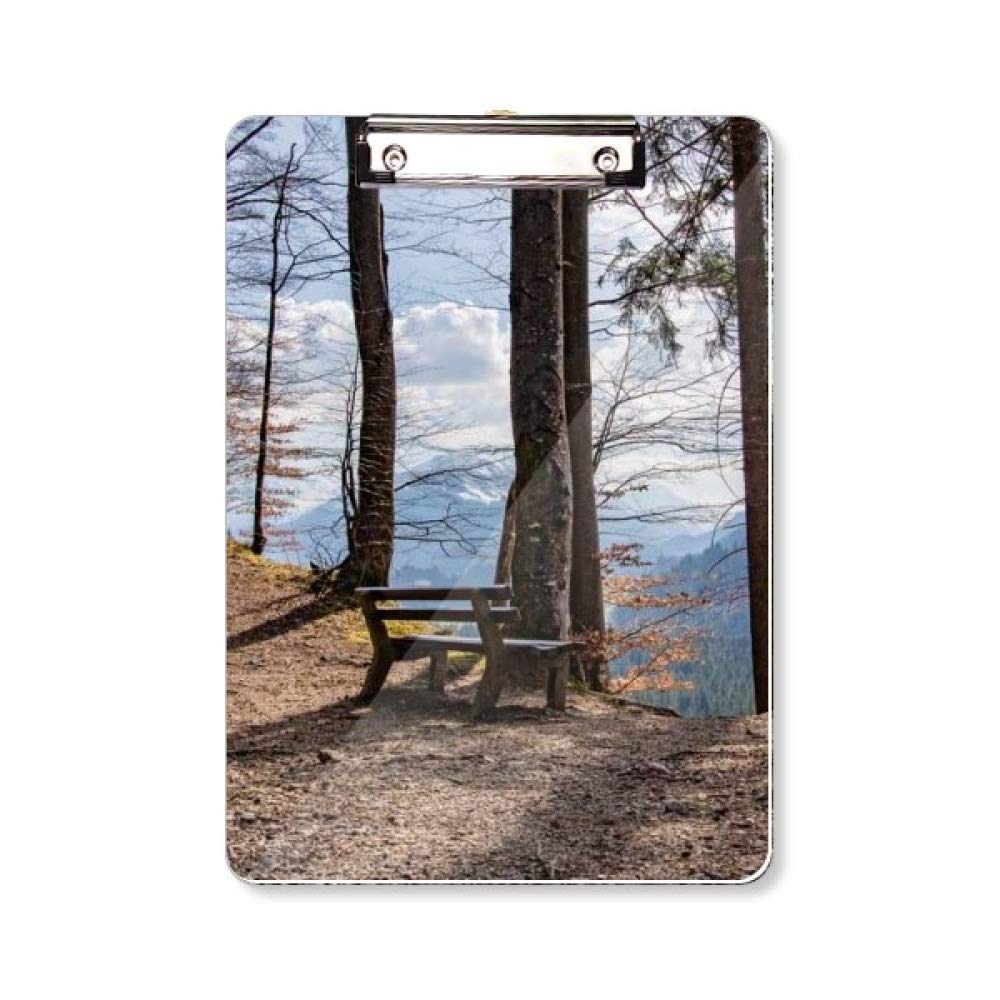 Bloc d'écriture A4 Sky Bench avec porte-bloc intégré pour notes