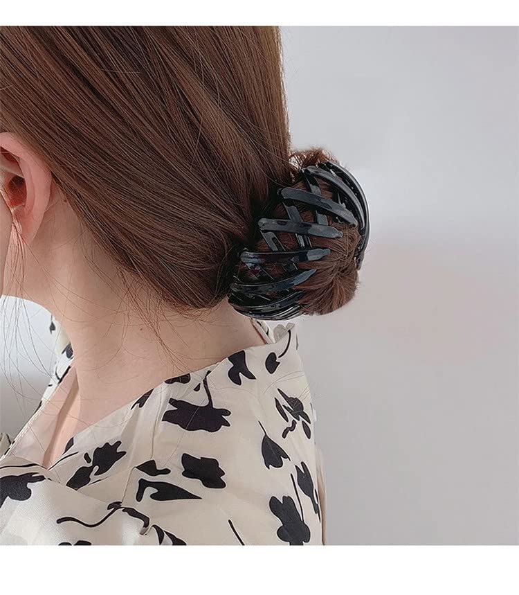 Amazon.co.jp: ヘアアクセサリー 9個セット バードネストシェイプ 髪 
