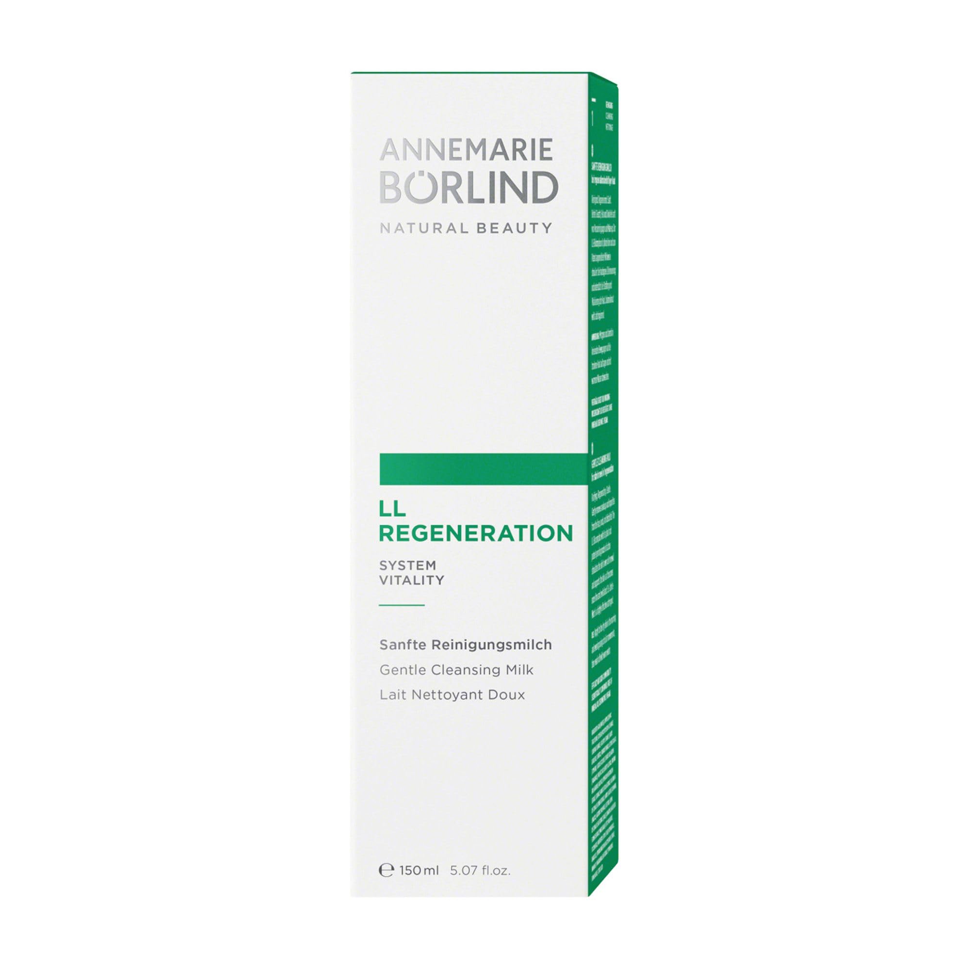 ANNEMARIE BÖRLIND LL REGENERATION Sanfte Reinigungsmilch 150ml Vitale Haut | Sanfte Gesichtsreinigung, Entfernt Make-up & Schmutz, Fördert Zellerneuerung & Straffung, Rückfettend Für Trockene Haut