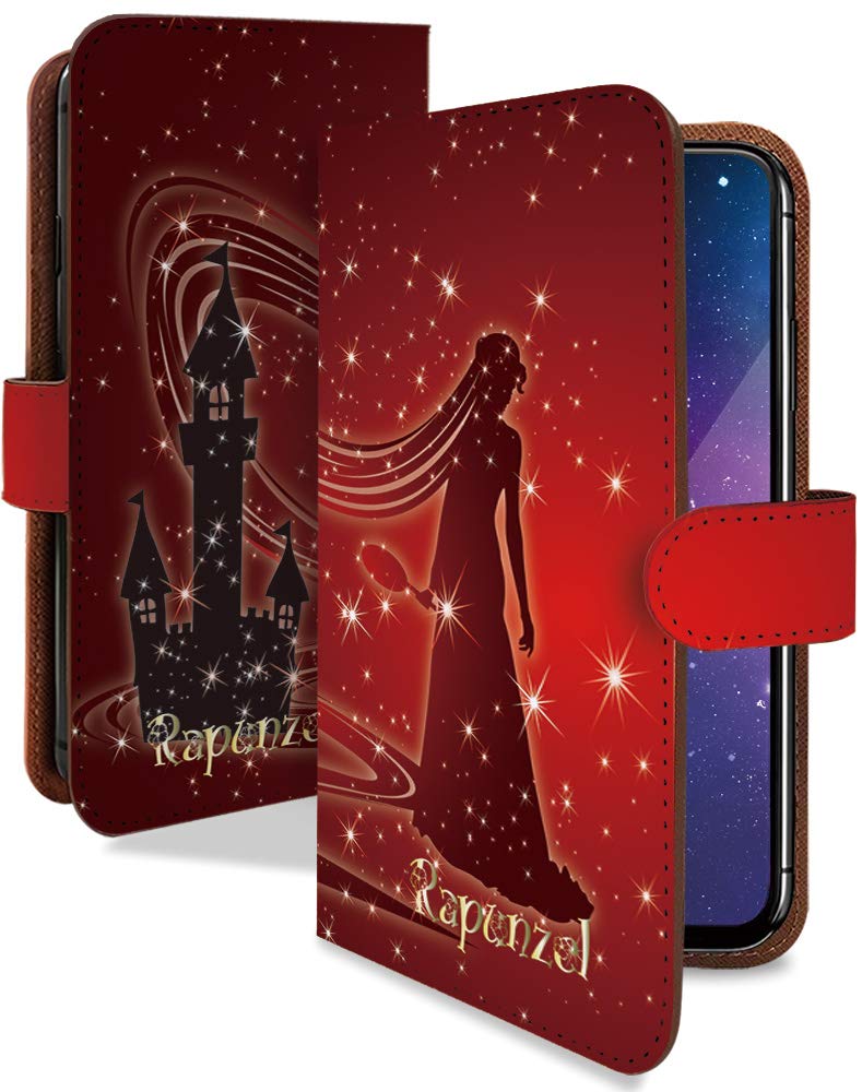 Amazon Co Jp かんたんスマホ 705kc ケース 手帳型 携帯ケース ラプンツェル シルエット 赤 おとぎ話 赤 おしゃれ 簡単スマホ かんたんスマートフォン スマホケース 705 Kc キャラ イラスト カメラレンズ全面保護 カード収納付き 全機種対応 T0697 01268 家電 カメラ