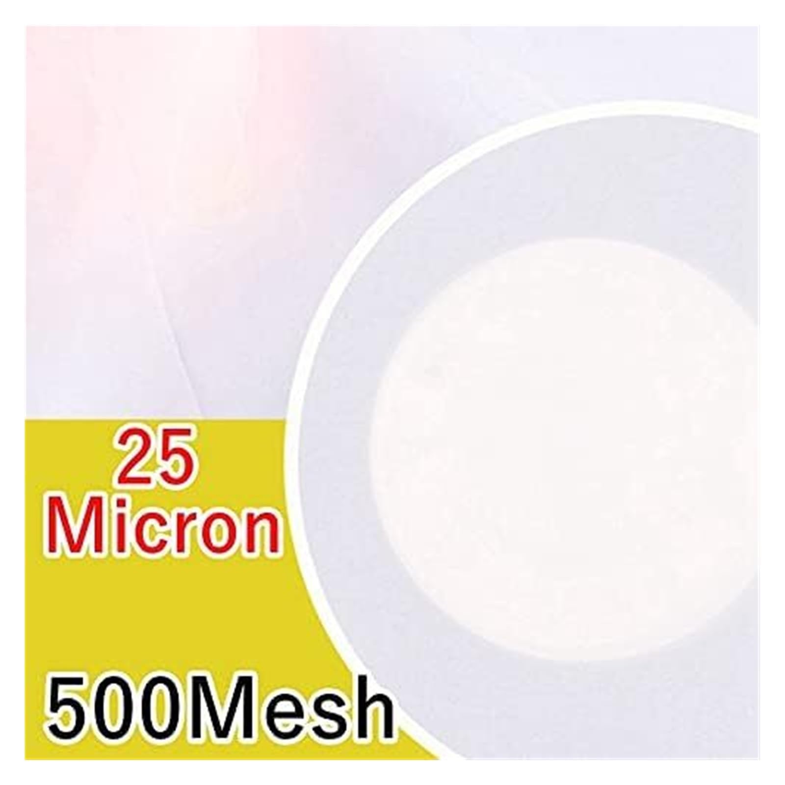 Tela filtrante de Nailon, Filtros de té, Agua, Pintura Soja, Malla Nailon fácil Limpiar(500 Mesh,1x10 m)