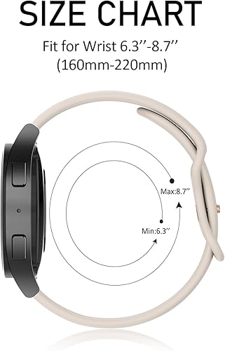 Miniatura 7 de Correa de repuesto para Amazfit GTR 4  GTR 3 ProGTR 3  GTR 2e  GTR 2  GTR 1.850 in  Amazfit Bip 5 Smart Watch, 0.866 in de silicona suave, correa