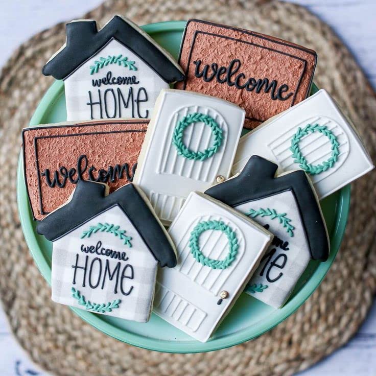 House & Antique Key Realtor Cookie Cutter 2 Piece Set from The Cookie Cutter Shop – Tin Plated Steel - Made in the USA