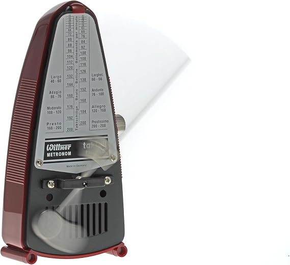 Wittner 903082 Taktell Piccolo Metronome - Ruby Red