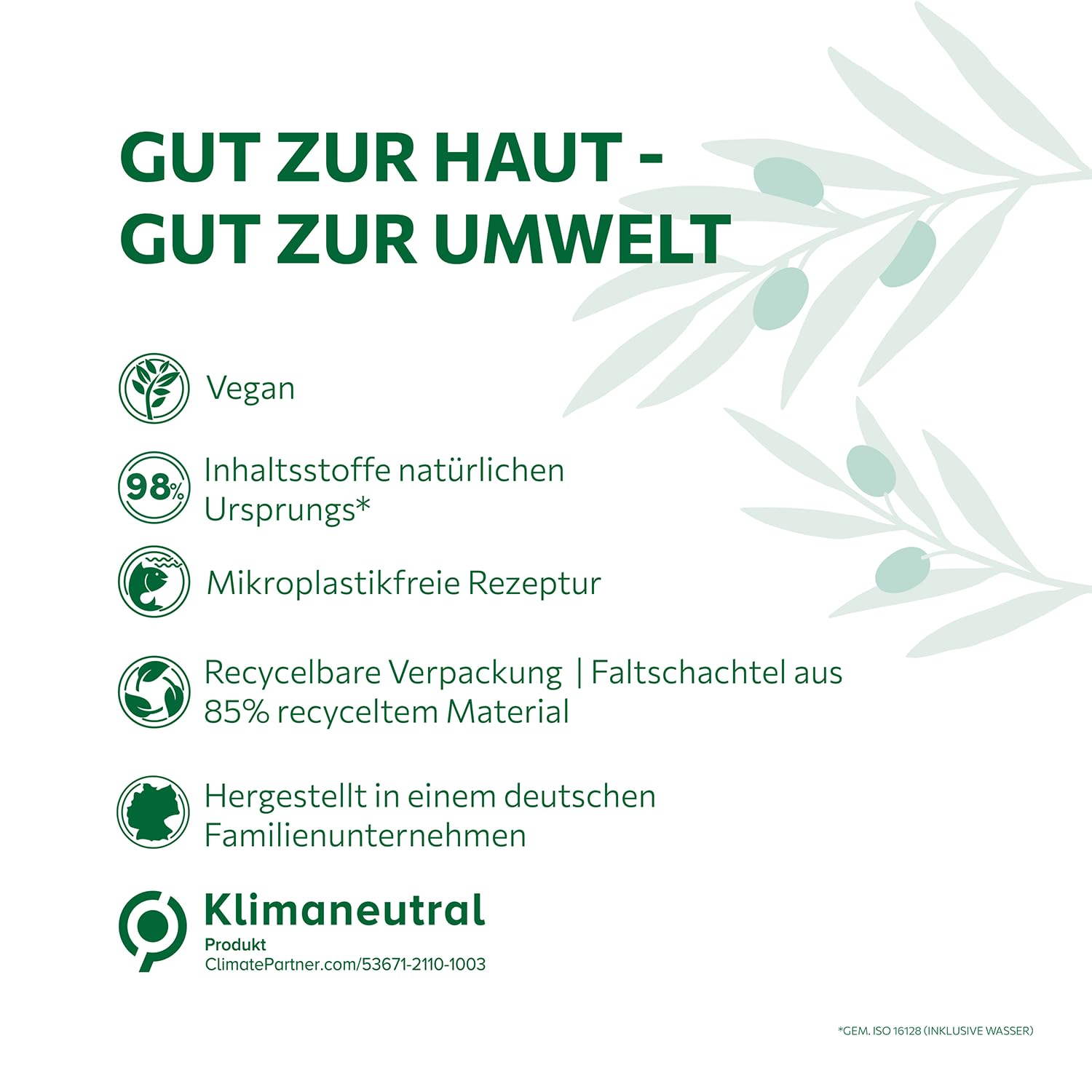 alkmene Gesichtscreme trockene Haut - 100% bestätigen glattes Hautgefühl | 6x 50 ml Feuchtigkeitscreme Gesicht vegan mit Olivenöl - Trockene Haut Gesicht - Moisturizer face - Gesichtscreme Damen
