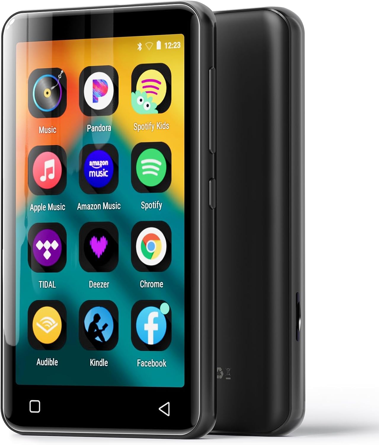 Mp3 Music Player Bluetooth with 80G, INNIOASIS MP3 Player with Spotify Kids, Pandora, Audible, 4.0" Touch Screen Music Player Pocket with Parental Controls, Up to 1TB (Black)