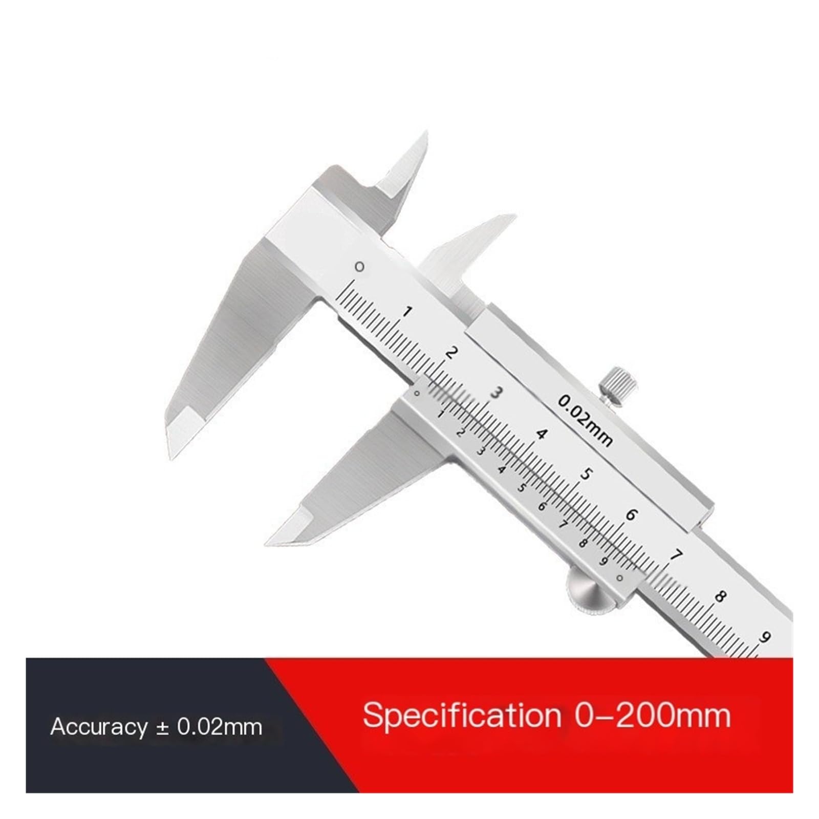 Calibrador mecánico de Acero Inoxidable de 0 a 300 mm, Herramienta Vernier de precisión