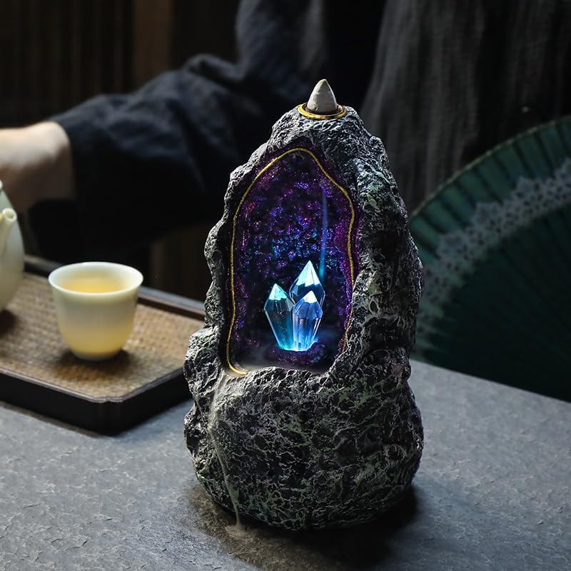 Incense Burner Crystal Resin Incense Burner Creative Home Interior Decoration Incense Stick Holder