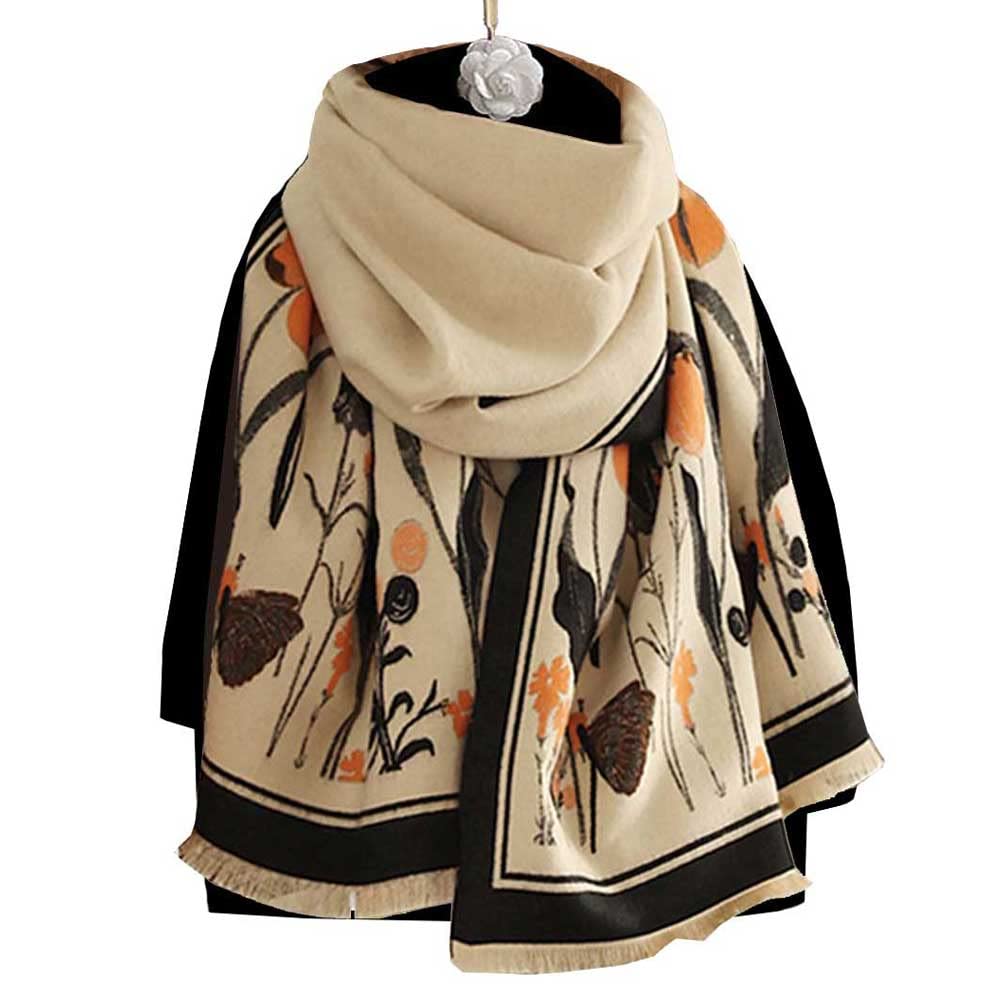 First Choose Women's Blanket Chunky, Pashmina Shawls Wraps Oversized Winter & Fall Warm Scarfs Soft Cashmere Feel for Women