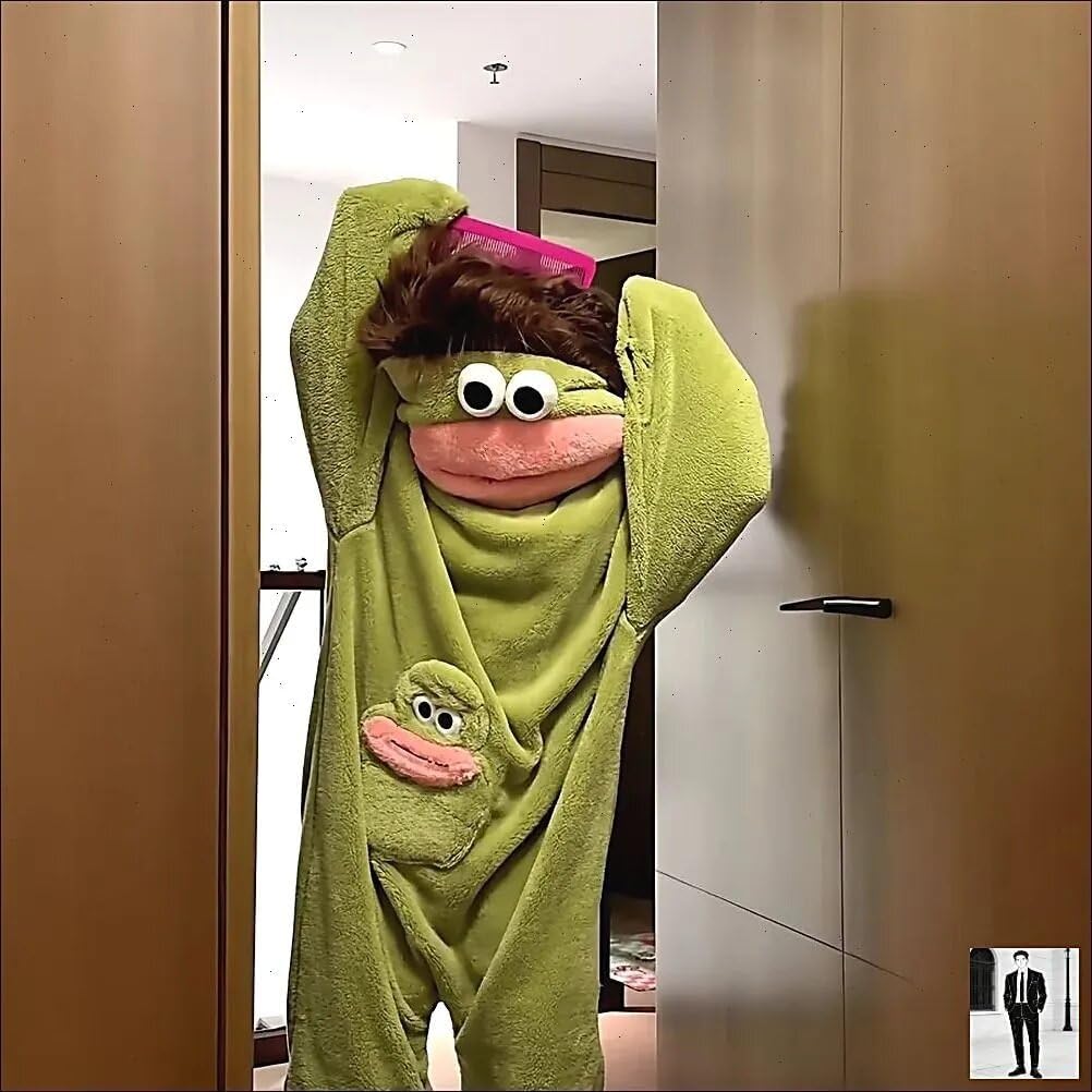Funny Big Mouth Monster Onesie Pajamas Cozy Full-Body Sleepwear Kawaii Loungewear for Men Women Teens