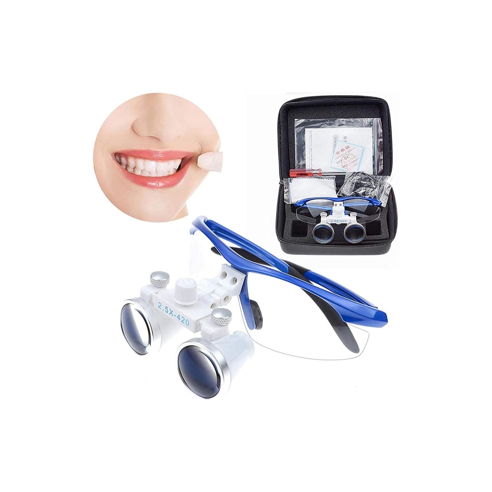 Buy Loupes Head Lighted Magnifying Glasses, Loupes 2.5X / 3.5X