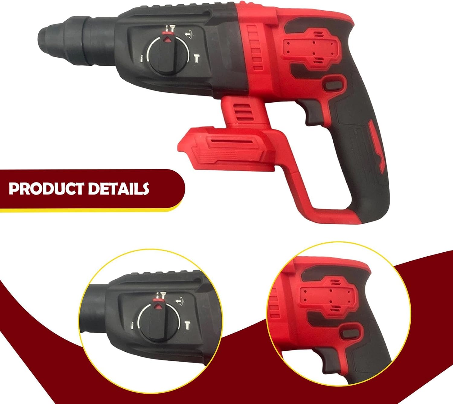 Rotary Hammers Drill Electric Vibration Control Power Tool High Efficiency Chipping Hammers