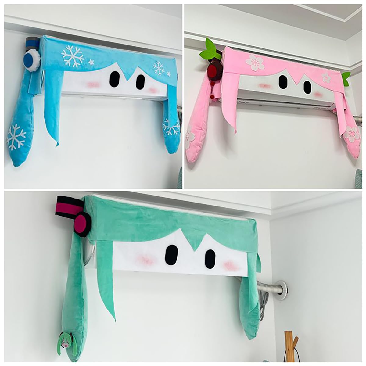 Amazon.co.jp: 初音ミク 桜ミク 雪ミク エアコンカバー 室内機 壁掛け