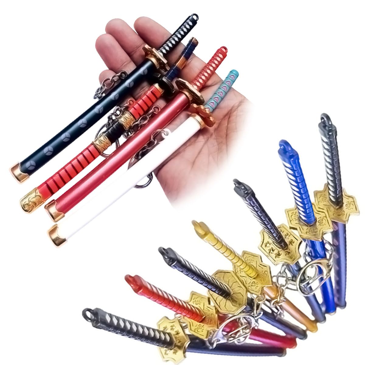 GULLI BULLI UNSHARPED Metal KATANA Keychain with cover - Multicolor-picture-17