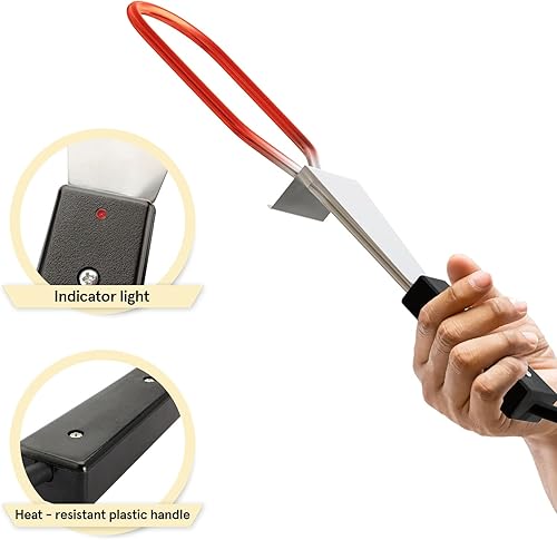 Miniatura 3 de Encendedor eléctrico de carbón de 600 W con luz indicadora de alimentación para barbacoa, parrilla, ahumador, chimenea, estufa, encendido rápido,