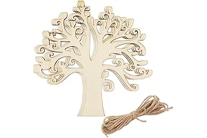 4 Inch Family Tree Wooden Cutouts