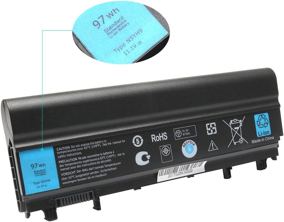 Nuovo Originale DELL LATITUDE E5440 E5540 Batteria 6 - Foto 10