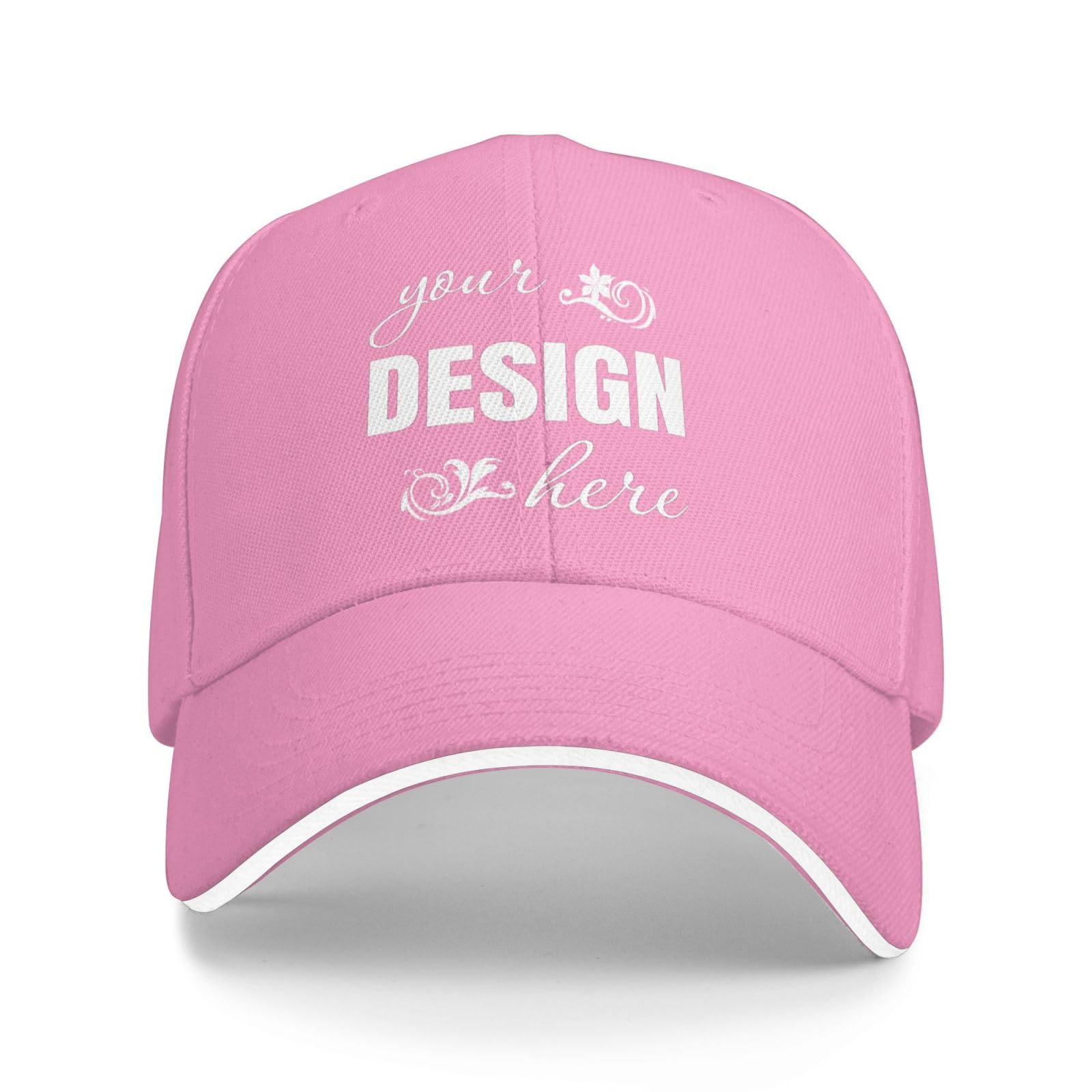 Gorra de Béisbol Personalizada - Diseña tu Propia Gorra con Foto y Texto, Gorra de Sándwich Ajustable para Hombre y Mujer, Gorra Deportiva Estructurada y Transpirable — view 12