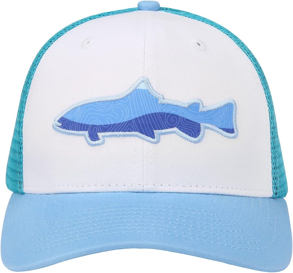 LRD 6 Panel Trucker Hat Performance Outdoor Snapback Adventure Hats for Men and Women Golf Baseball Cap for Sports and Travel