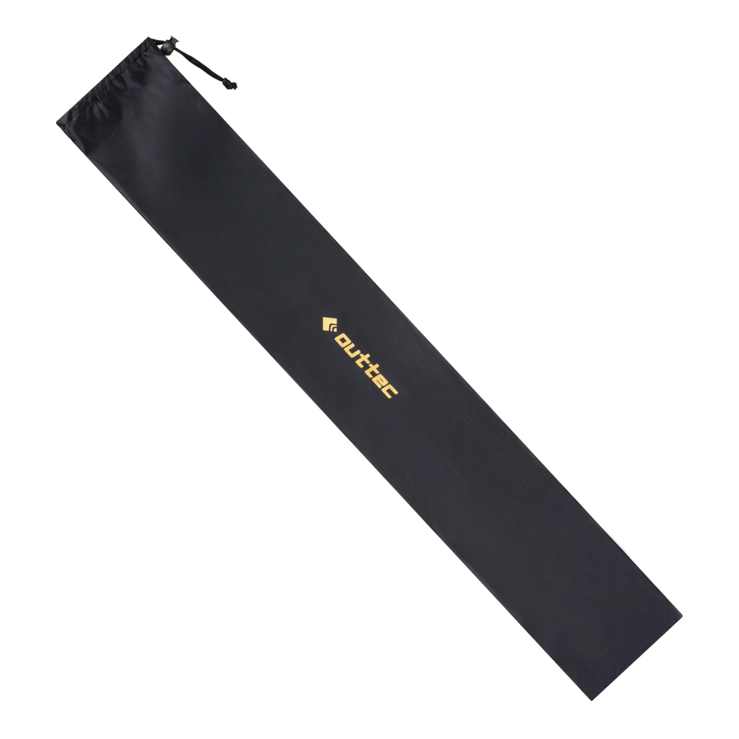 Bâtons de randonnée en Carbone Ultra légers, Réglables Bâtons de Marche Nordique 70-135 cm avec Bouchon en Caoutchouc, Bâton de Trekking Monobloc avec Tampon en Caoutchouc pour Homme et Femme