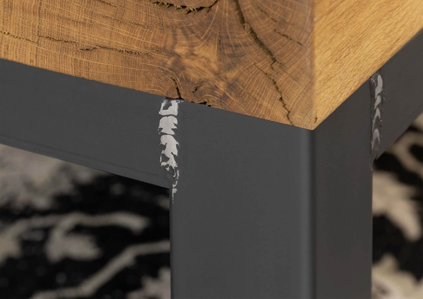 MASSIVMOEBEL24.DE Sideboard Wildeiche Natur geölt VILLANDERS #109