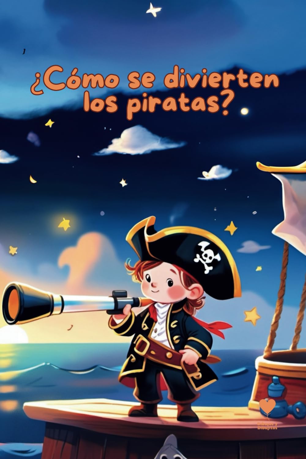 ¿Cómo se divierten los piratas? - Libro infantil con frases muy sencillas. Regalo perfecto para niños de 2-4 años. (Libros infantiles con frases sencillas y hermosas imágenes.)