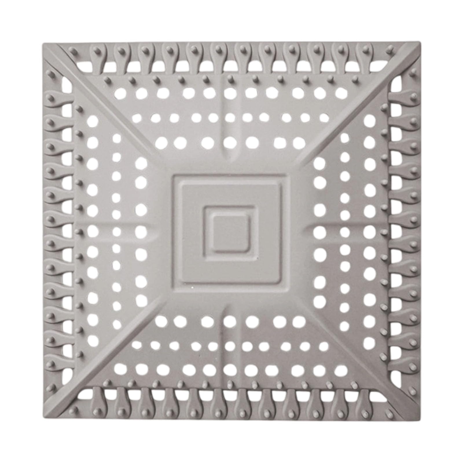Shape Silicone Floor Drain Cover Sewer Outfall Drain Filter Hair Catcher Meshes Sink Strainer Easy to Clean Meshes Sink Strainer Hair Catcher