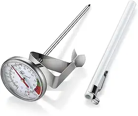 KT THERMO Termômetro de leitura Instand de 5 cm, melhor para bebidas de café, espuma de leite chocolate