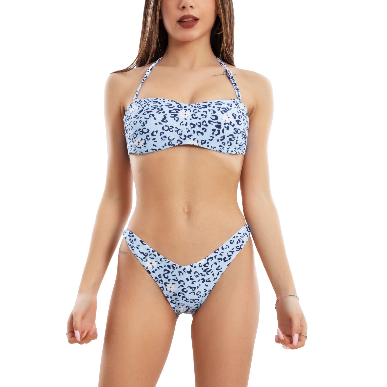 Bikini Triangle Toocool bleu ciel taille 42 ajustement et maintien idéal - 4