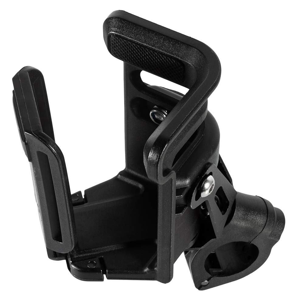Universeller Flaschenhalter für Motorrad mit 20mm 22mm 25mm 28mm Lenker Sturzbügel Stoßstange für Duke 390/790 R1200GS G310GS DL650 Z900 (Schwarz)