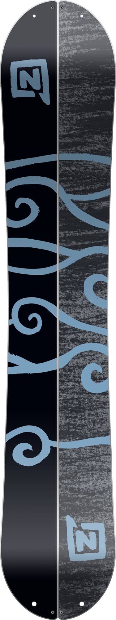 Nitro Snowboards Herren Nomad BRD ´23, Allmountainboard, Directional Splitboard, Flat-Out Rocker, All-Terrain, Mid-Wide