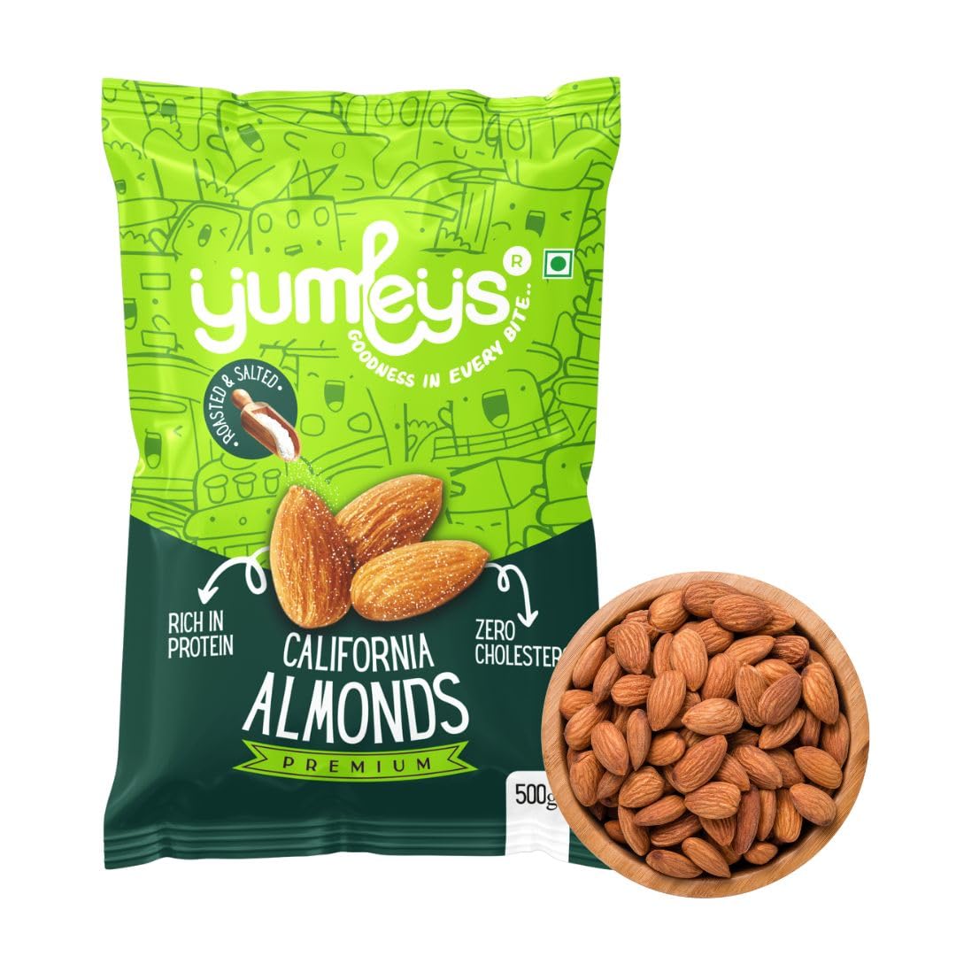 See full amazon price history chart for Yumleys Premium California Roasted & Salted Almonds, 500g Pack | Rich in Protein and Fiber, Zero Cholestrol | Roasted and Lightly Salted Crunchy Nuts Yumleys Premium California Roasted & Salted Almonds, 500g Pack | Rich in Protein and Fiber, Zero Cholestrol | Roasted and Lightly Salted Crunchy Nuts (B0CSK8HM94) Amazon Price History, Amazon Price Tracker