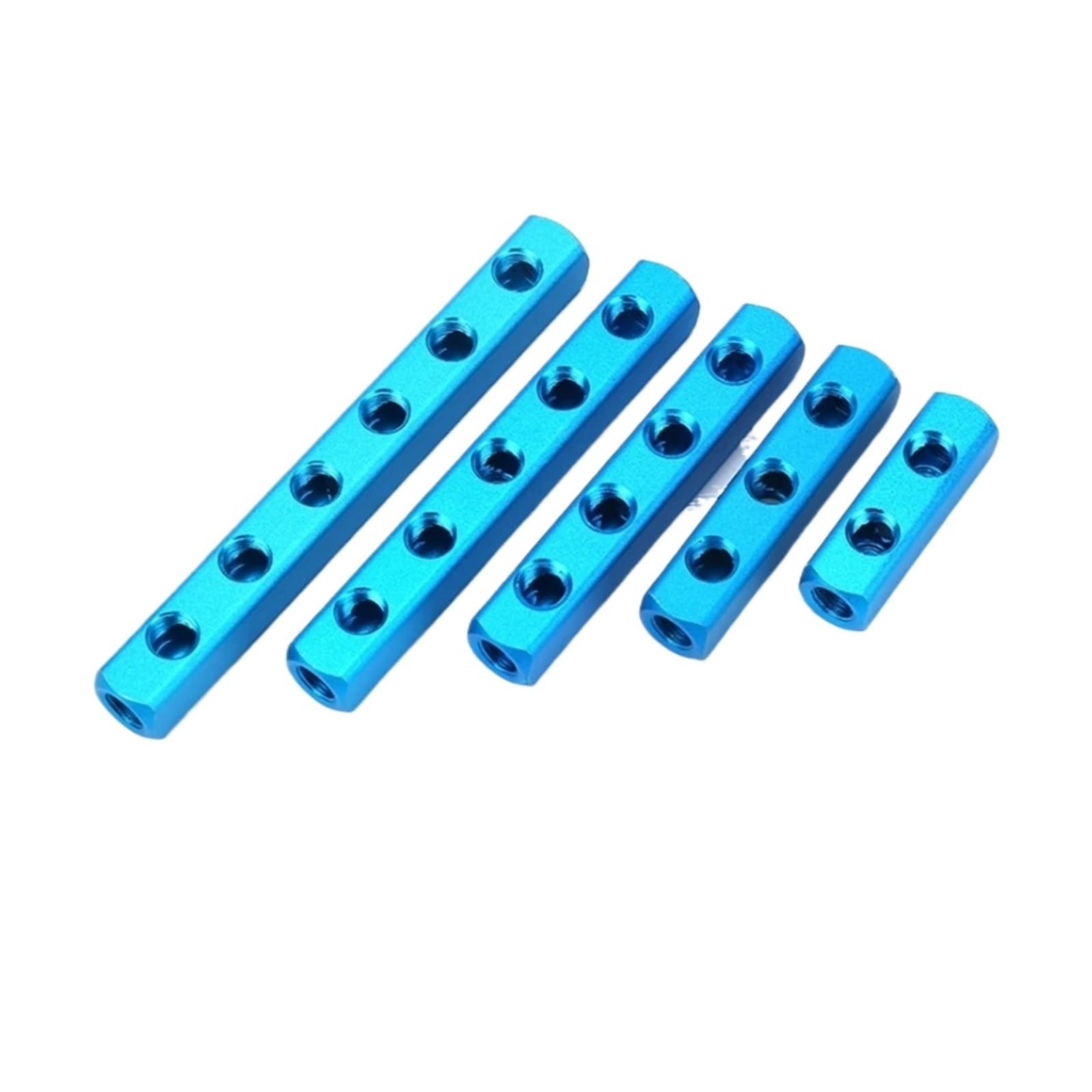 Raccord rapide pneumatique 6.35mm en aluminium multiprise 3 voies pour une étanchéité maximale