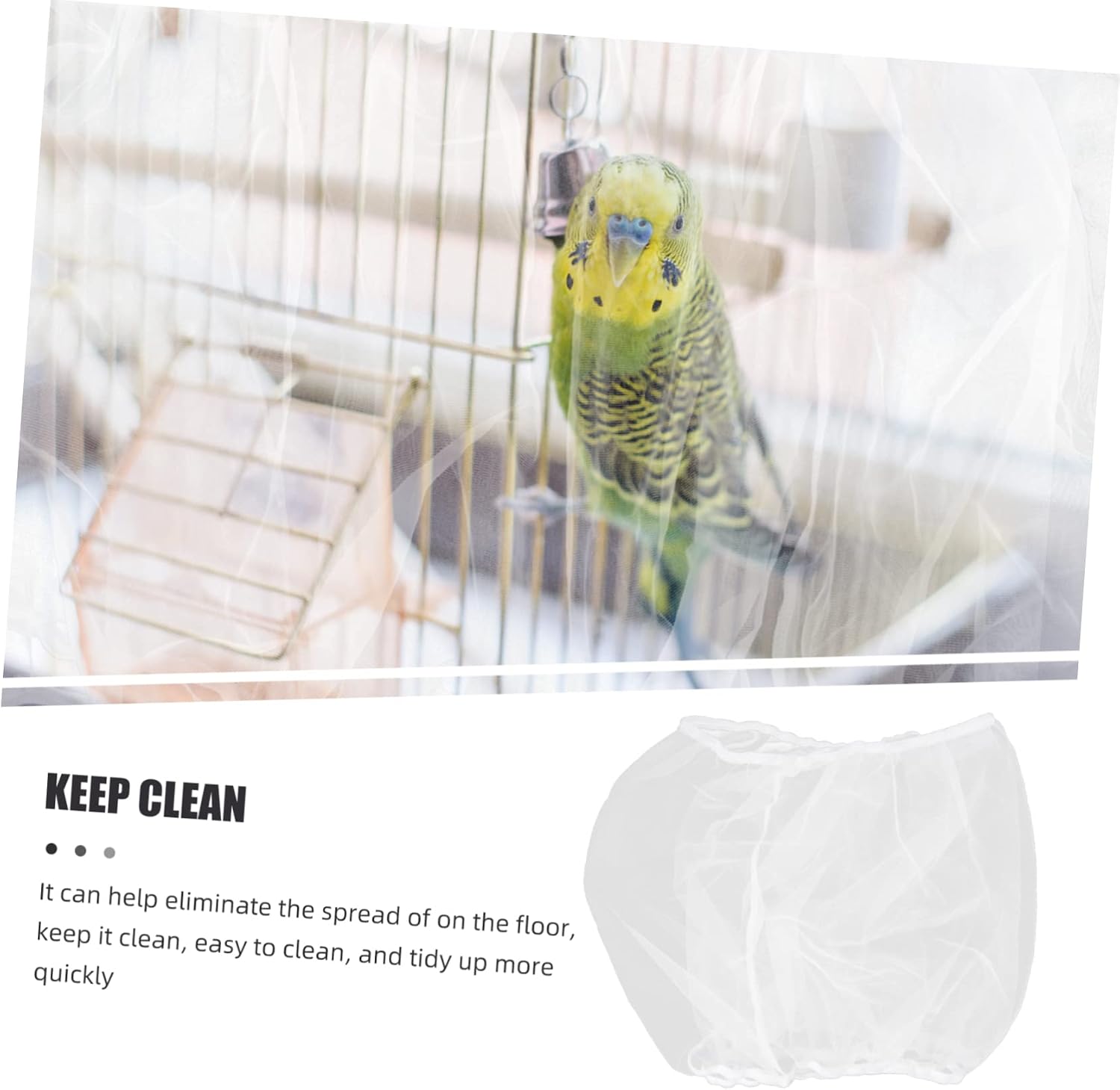 Birdcage Cover Protector for Birds Easy to Install and Clean Windproof Design for Various Cage Bird Cage Supply for Comfortable Living