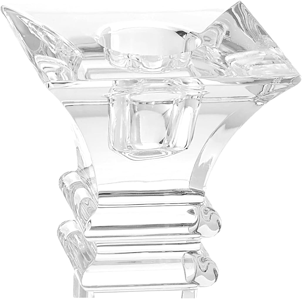 Marquis By Waterford Treviso Collection 6Inch Clear Crystalline Candle