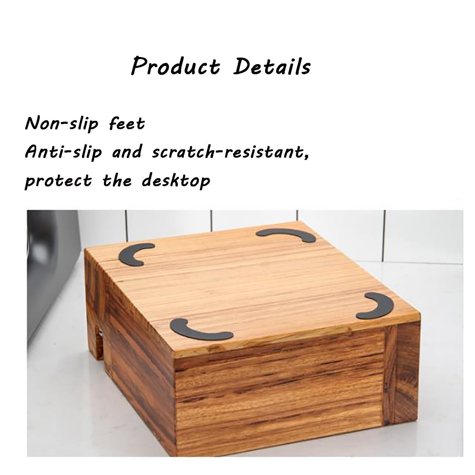 Estación de soporte para prensas de espresso, alfombrilla de madera con caja de golpes para portafiltros de 58 mm, soporte de filtro de café para baristas profesionales y elaboración casera