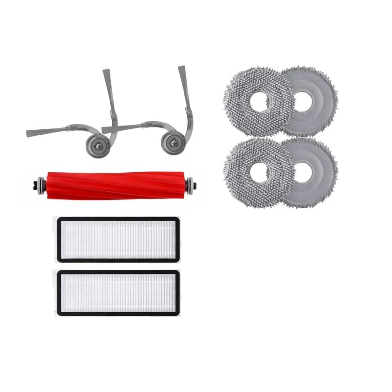 Aihdbcl Set Accessory Parts Pack,Compatible For Roborock Qv 35A 35S Vacuum Filter Brush Mop