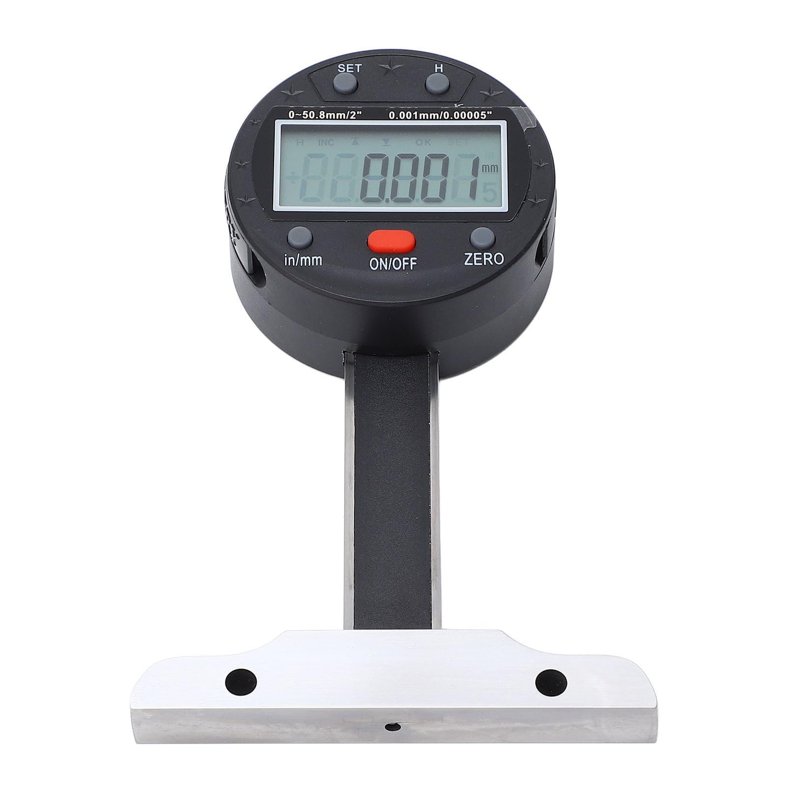 Scartamento elettronico ad alta precisione display digitale mm in unità misuratore di profondità sottile USB 0-50,8 mm Range Versatile Strumento per misurazioni di precisione in