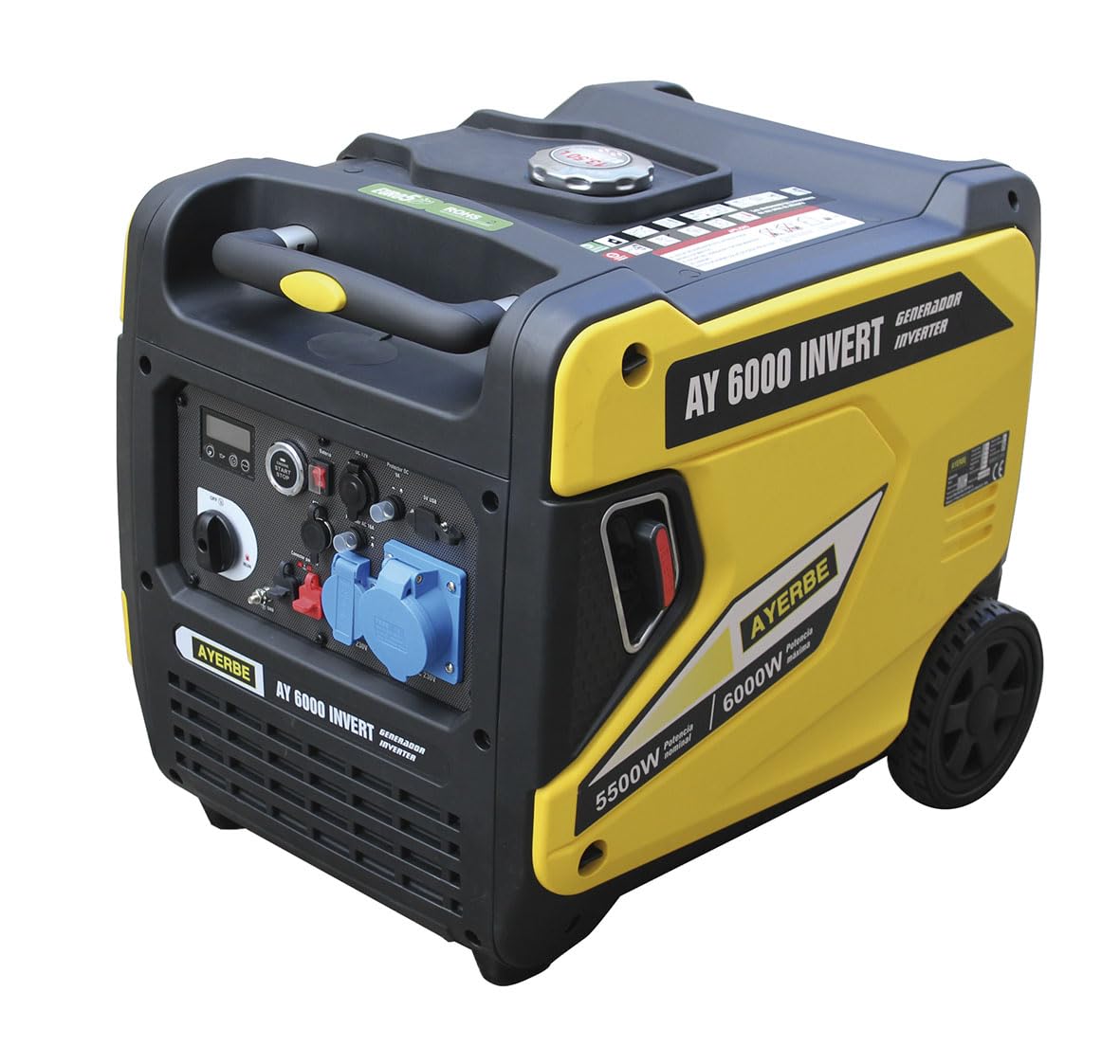 Generador Inverter AY-6000 con Arranque Eléctrico - Maestro Ferretero