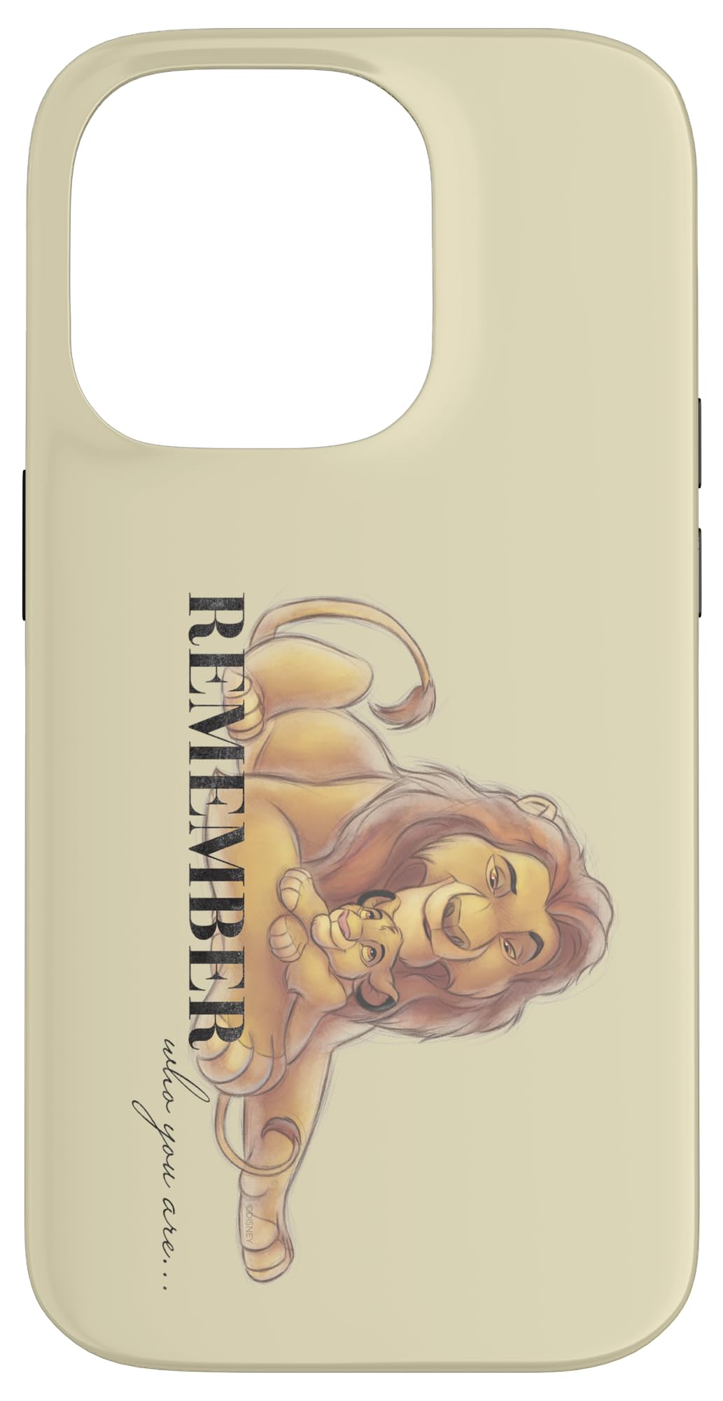Custodia per iPhone 14 Pro Disney 100 Anniversario Il Re Leone D100 Citazione Remember