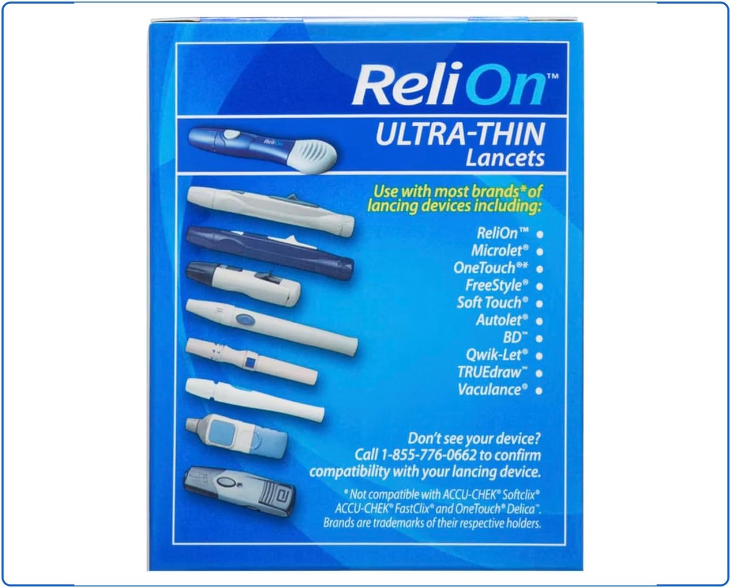 ReliOn 30G Ultra-Thin Lancets, 100-ct (Pack of 2) image 2