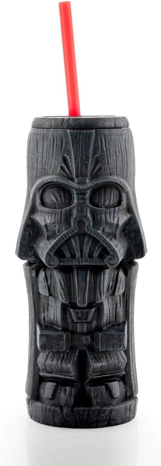 Geeki Tikis Star Wars Darth Vader Tumbler | Official Star Wars Collectible Plastic Tiki Style Cup | Holds 19 Ounces