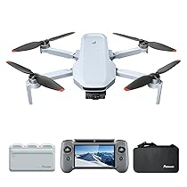 Potensic ATOM 2 Fly More Combo con RC PTD 1, Drone con Video 4K, Foto 8K, 249g, Gimbal 3 Assi, Trasmissione 10 km, AI Segui, AI Scatto Notturno, Riprese Verticali, QuickShots (96 Minuti di Volo)